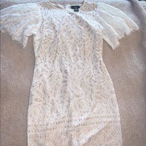 White lace dress